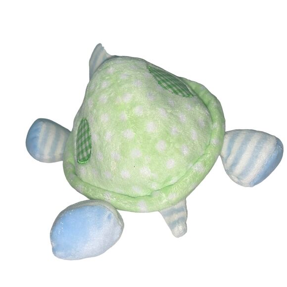 Baby Gund Plush Turtle Teller Stripes Dots Stuffed Animal Nursery Shower Gift - Picture 5 of 12
